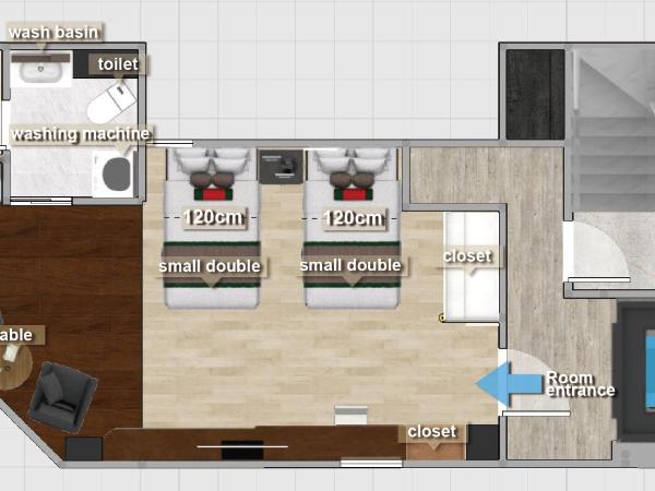 Senlax Inn Osaka : photo 10 de la chambre chambre lits jumeaux standard