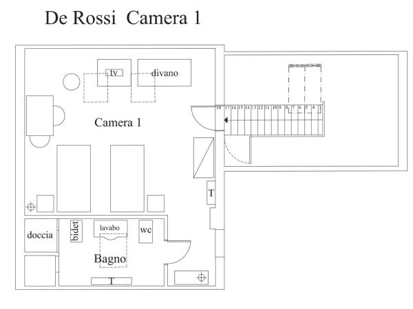 Palazzo Raspanti : photo 5 de la chambre chambre triple