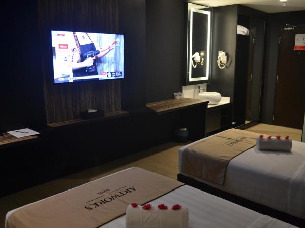 Artworks Hotel Ipoh : photo 4 de la chambre chambre lits jumeaux standard (sans fenêtre)