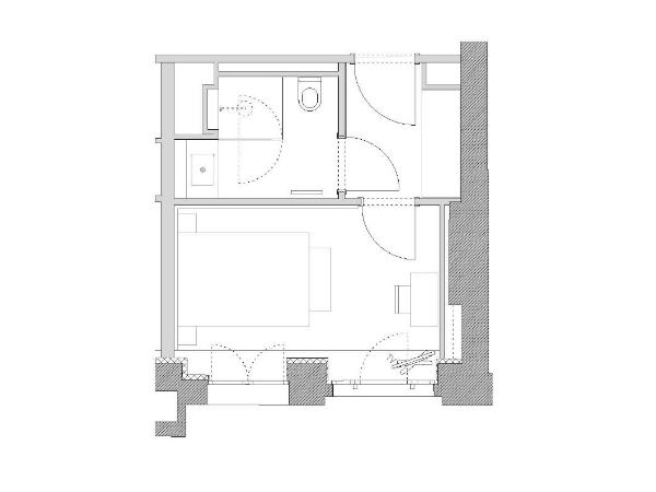 Orania.Berlin : photo 6 de la chambre petite chambre double - vue sur cour (orania.21)