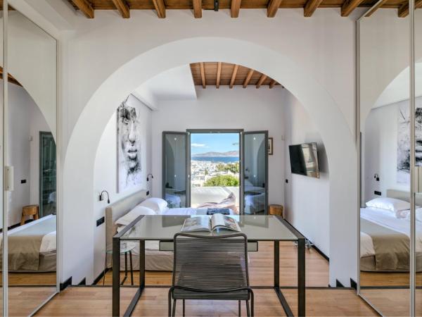 Belvedere Mykonos - Main Hotel - The Leading Hotels of the World : photo 8 de la chambre  3 bedroom residence private pool sea view @ belvedere villa nextdoor 