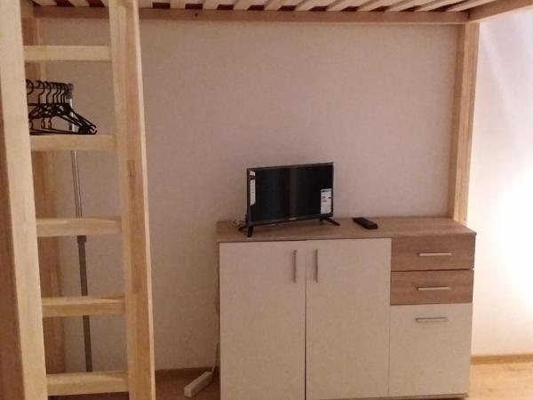 Living in the Box : photo 3 de la chambre petite chambre lits jumeaux