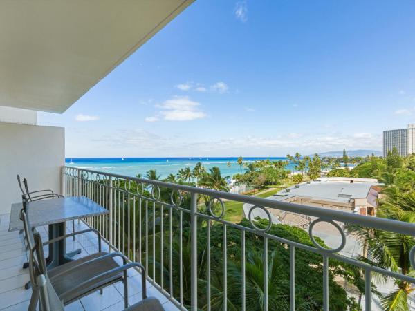 Castle Waikīkī Shore : photo 8 de la chambre suite 1 chambre de luxe avec vue sur l'océan
