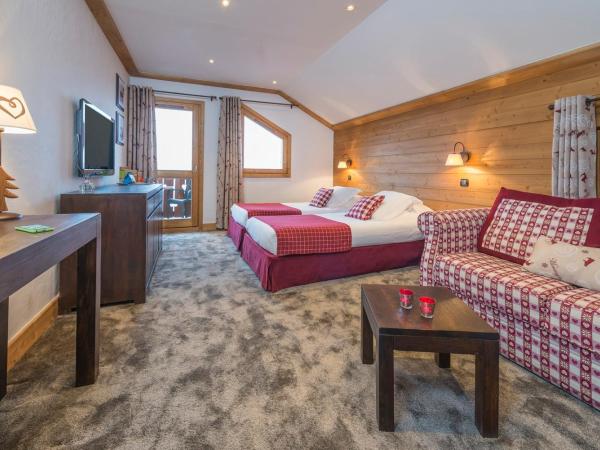 Hotel La Chaudanne : photo 1 de la chambre grande chambre double ou lits jumeaux