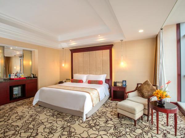 Soluxe Hotel Guangzhou - Overseas Buyers Registration Service&Canton Fair Free Shuttle Bus 15 Oct to 04 Nov : photo 2 de la chambre chambre lit king-size supérieure - vue sur jardin