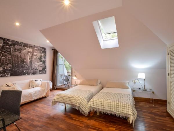 Villa Antumalal B&B : photo 3 de la chambre chambre double ou lits jumeaux - vue sur jardin