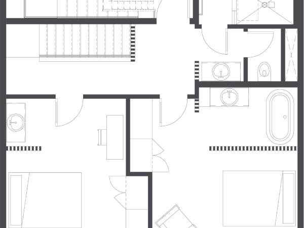 Lokal Hotel Fishtown : photo 10 de la chambre appartement 2 chambres - vue sur jardin