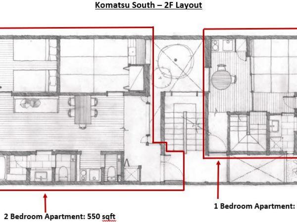 Komatsu Residences : photo 5 de la chambre appartement 1 chambre