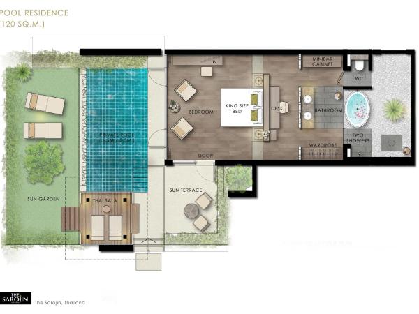 The Sarojin : photo 1 de la chambre résidence piscine