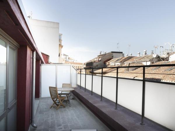 Petit Palace Plaza Mayor : photo 1 de la chambre chambre double avec terrasse
