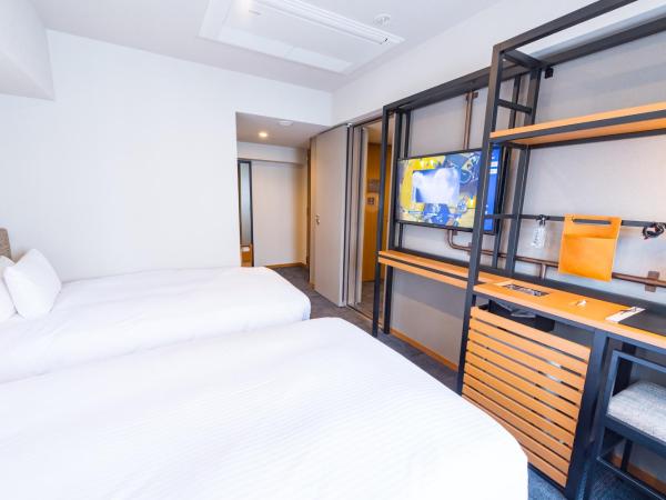 ICI HOTEL Asakusabashi : photo 4 de la chambre chambre lits jumeaux de luxe - non-fumeurs