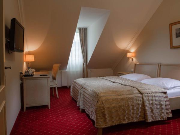 Spa Hotel Schlosspark : photo 4 de la chambre chambre double ou lits jumeaux Économique avec accès piscine et centre de bien-Être