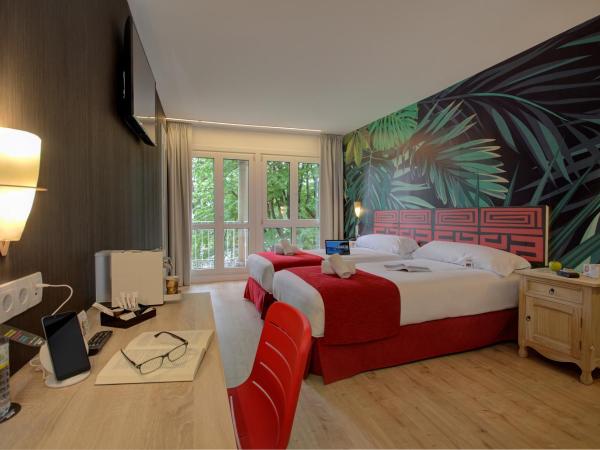 Casual de las Olas San Sebastián : photo 2 de la chambre chambre lits jumeaux