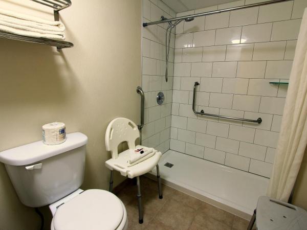 Super 8 by Wyndham Kelowna BC : photo 2 de la chambre chambre lit queen-size accessible aux personnes à mobilité réduite – non-fumeurs