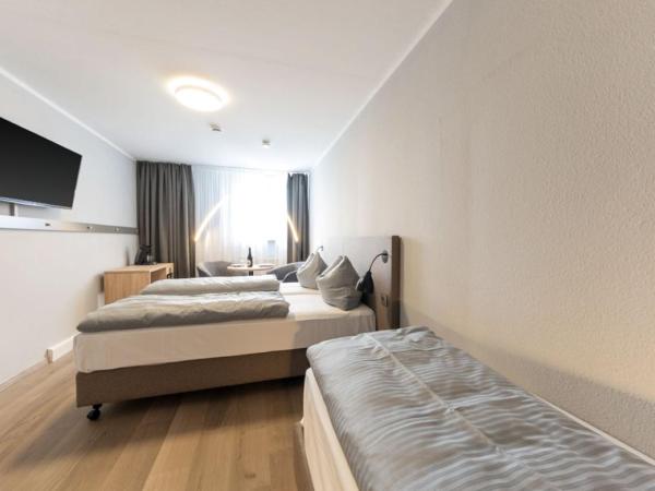 centerroom München City : photo 7 de la chambre appartement avec 3 lits et cuisine