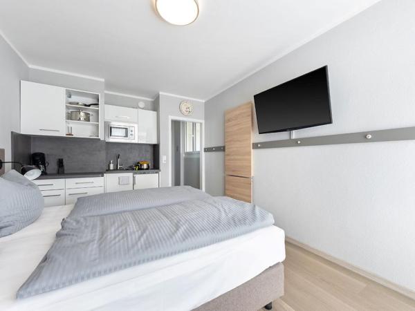 centerroom München City : photo 5 de la chambre chambre double supérieure avec toit-terrasse et cuisine