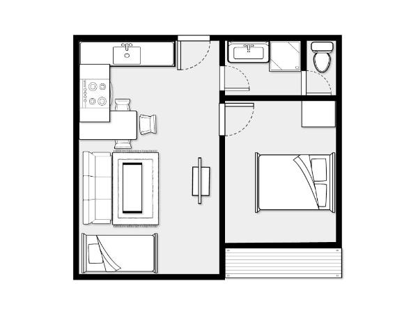 Barcelona Motel : photo 4 de la chambre suite 1 chambre