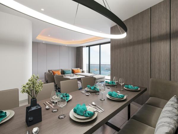 Oakwood Apartments Sanya : photo 8 de la chambre suite 3 chambres avec vue sur l'océan