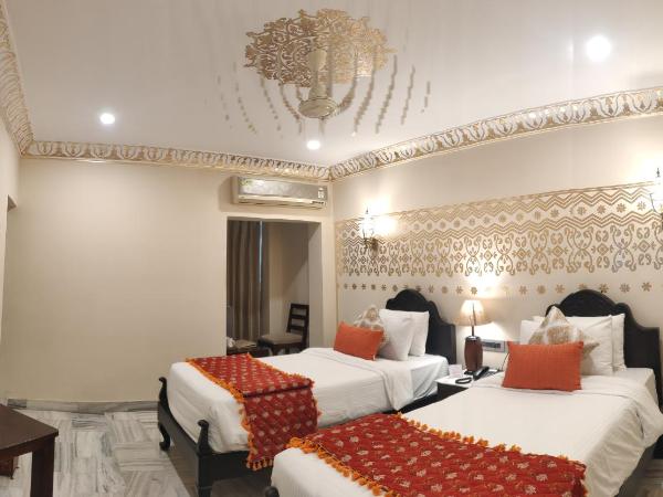 Laxmi Palace Heritage Boutique Hotel : photo 1 de la chambre deluxe double or twin room free pick up on arrival only from train or bus station (8am-8pm)