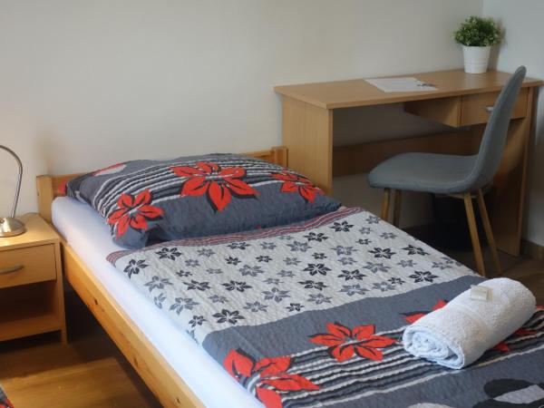 Hostel Bed - Breakfast Brno : photo 1 de la chambre chambre lits jumeaux avec salle de bains commune