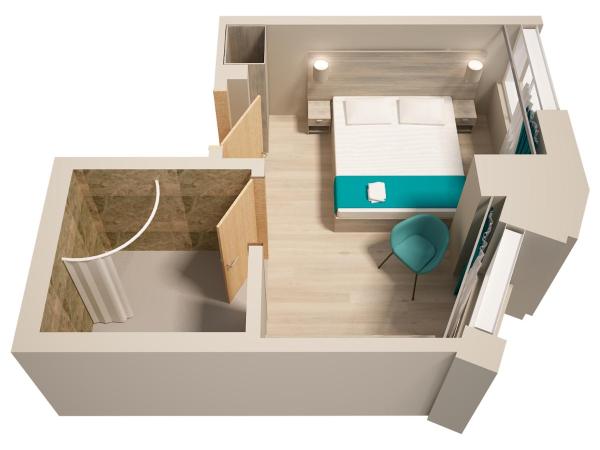 The Lion & Key Hotel : photo 3 de la chambre chambre double - accessible aux personnes à mobilité réduite