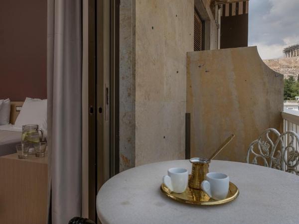 Acropolis View Hotel : photo 7 de la chambre chambre lits jumeaux avec vue sur l'acropole