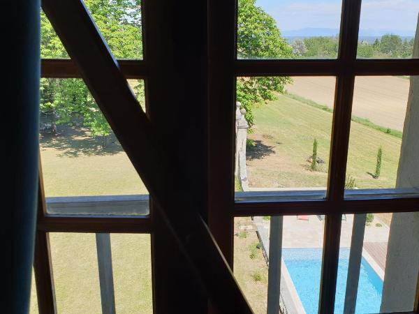 la bastide de l'adrech : photo 8 de la chambre chambre double - vue sur jardin