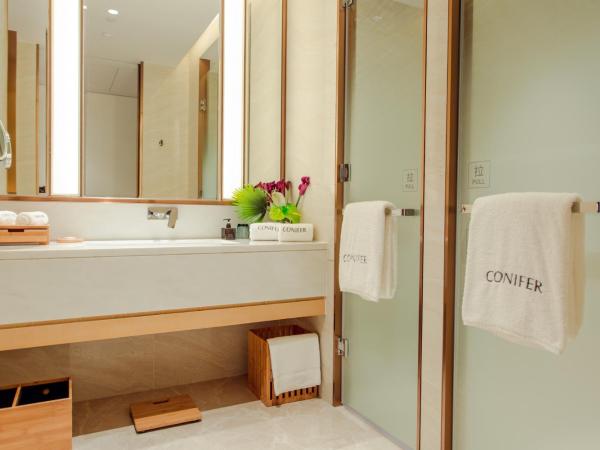 Sanya Conifer Resort : photo 3 de la chambre chambre lits jumeaux - vue sur jardin