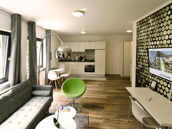 Eco Smart Apartments Nürnberg Süd : photo 1 de la chambre appartement suprême 2 chambres avec salon et terrasse