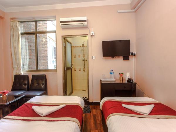 Hotel Nepalaya : photo 3 de la chambre deluxe twin room with 24 hour check-in