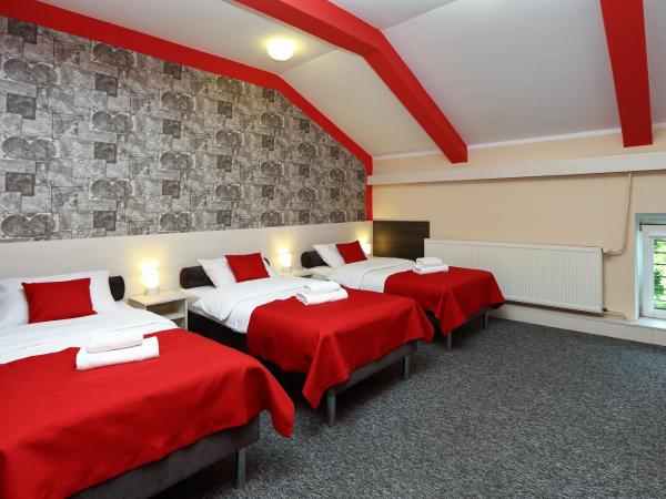 Hotel Przystanek Torun : photo 2 de la chambre chambre quadruple avec salle de bains