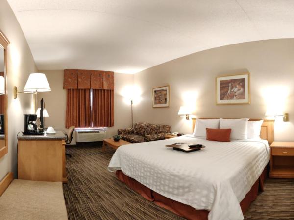 Humphry Inn and Suites : photo 1 de la chambre chambre lit king-size avec bureau