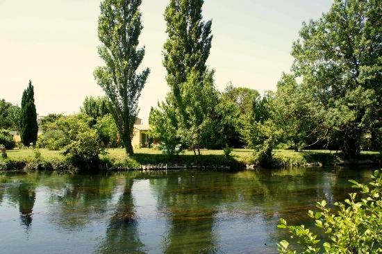 Mas Le Pont des Aubes : photo 6 de la chambre appartement - vue sur jardin