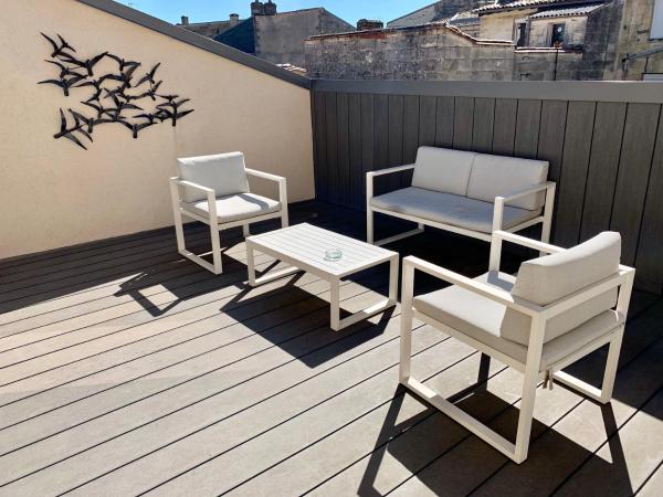 La Maison Odeia Bordeaux Centre : photo 2 de la chambre chambre double avec terrasse