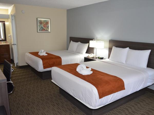Days Inn & Suites by Wyndham Orlando Airport : photo 2 de la chambre chambre 2 lits queen-size - accessible aux personnes à mobilité réduite - non-fumeurs