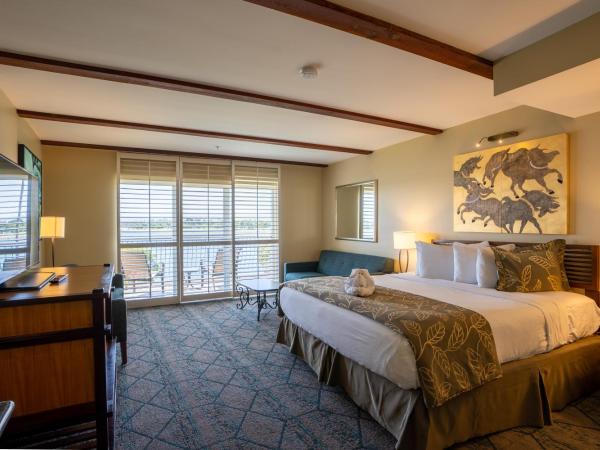 The Dana on Mission Bay : photo 1 de la chambre suite junior avec 1 très grand lit king-size - vue sur baie