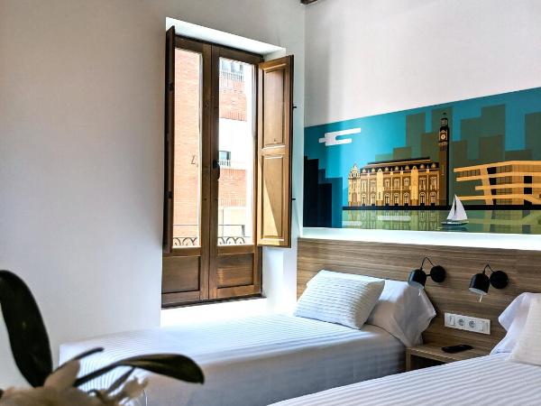 Original Domino House : photo 3 de la chambre chambre lits jumeaux avec salle de bains privative