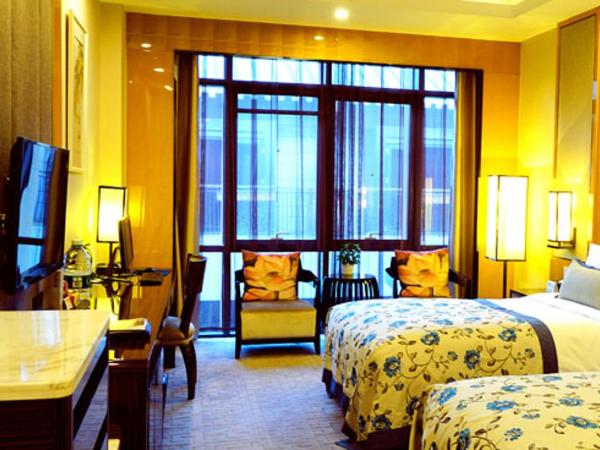 Beijing Yun-zen Jinling Lotus Hotel : photo 1 de la chambre chambre affaires lits jumeaux
