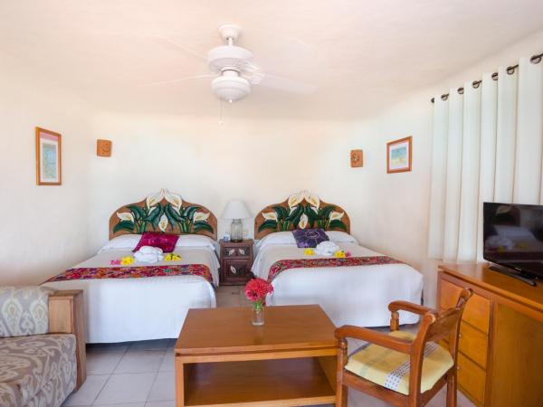 Hotel La Joya Isla Mujeres : photo 1 de la chambre chambre avec 2 grands lits queen-size