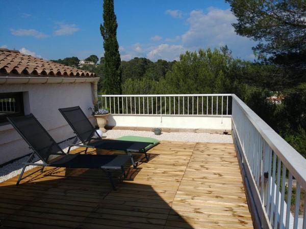 Suite l'Escoundudo : photo 3 de la chambre chambre double avec terrasse