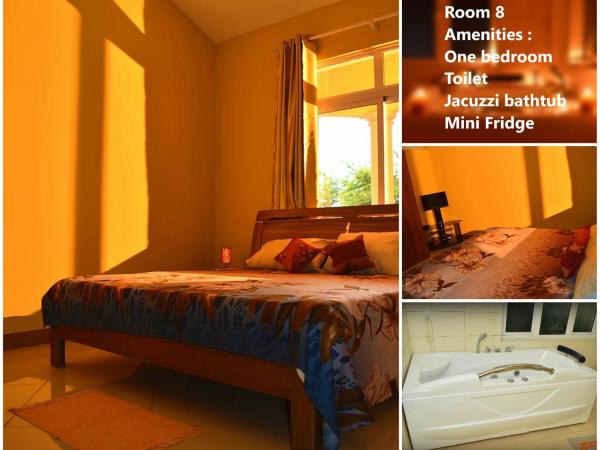 Niv Villa : photo 3 de la chambre chambre double avec baignoire spa