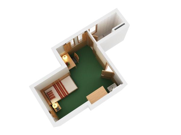 Hotel Arlenwald : photo 3 de la chambre chambre simple avec douche