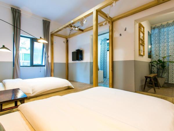 HOME++ Xi'an : photo 1 de la chambre chambre deluxe avec salle de bains privative - spring rhythm 