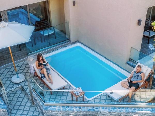 Villaggio Boutique Hotel Hersonissos - Adults Only : photo 6 de la chambre suite junior avec piscine privée