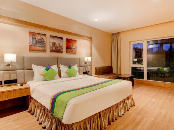 Treebo Radhe Palace : photo 1 de la chambre chambre double supérieure [assainie]