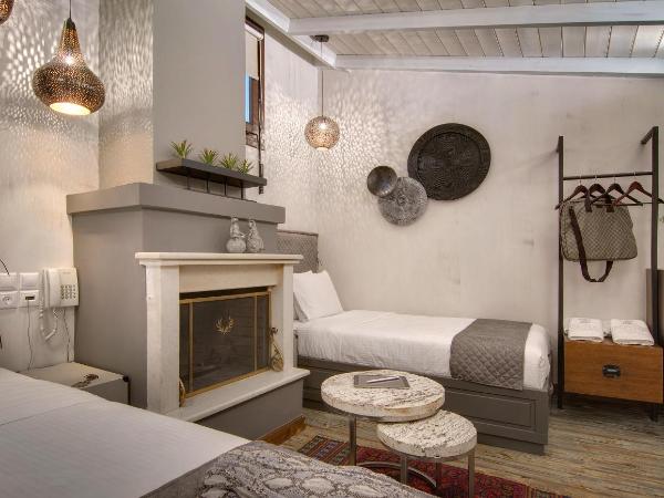 Frontzu Politia : photo 6 de la chambre chambre lits jumeaux avec cheminée