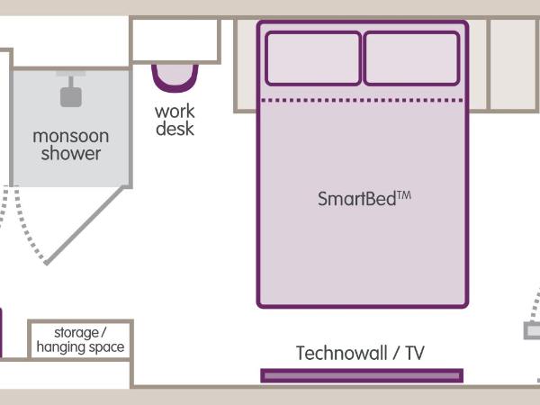 Yotel San Francisco : photo 8 de la chambre cabine queen premium