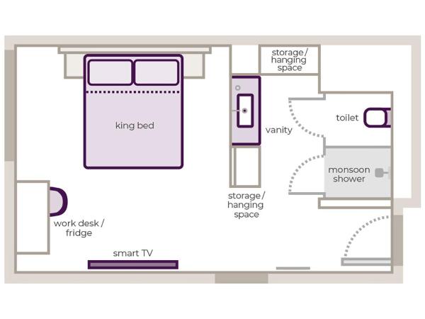 YOTEL Istanbul Airport, City Entrance : photo 5 de la chambre chambre premium plus lit king-size