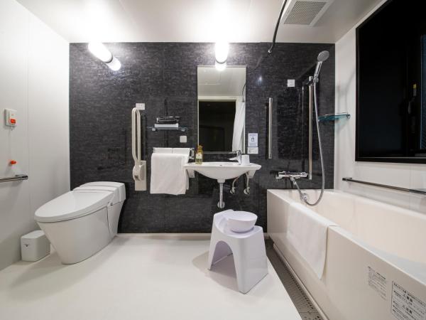 HOTEL AMANEK Kamata-Eki Mae : photo 4 de la chambre chambre lits jumeaux pour personnes à mobilité réduite