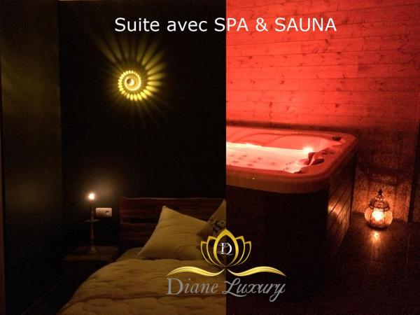 Diane Luxury 1 : photo 2 de la chambre suite avec jacuzzi